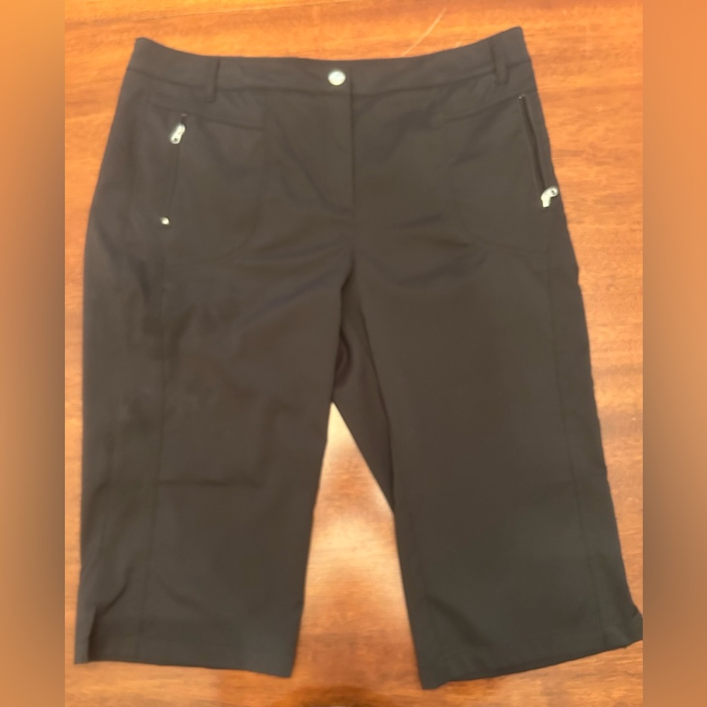 Sleek Black Women's Athletic Shorts